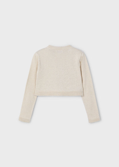 CHALECO NIÑA ESENCIAL CRUDO MAYORAL