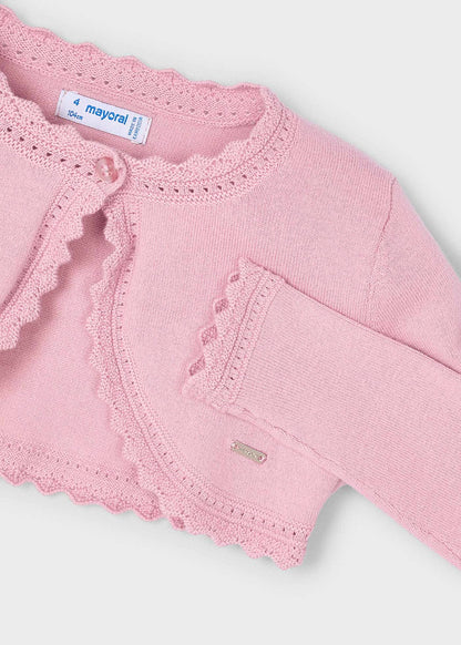 CHALECO NIÑA BOLERO ESENCIAL ROSADO MAYORAL