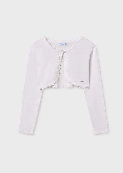 CHALECO NIÑA CRUDO REBECA MAYORAL