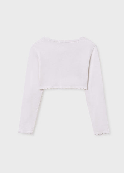 CHALECO NIÑA CRUDO REBECA MAYORAL