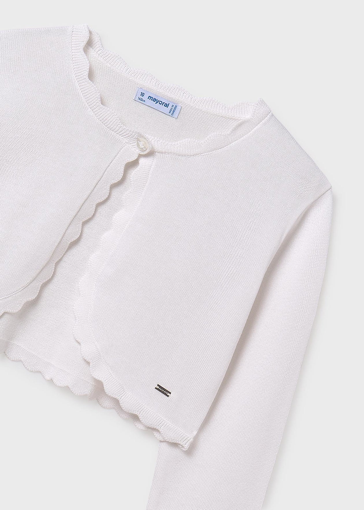 CHALECO NIÑA CRUDO REBECA MAYORAL