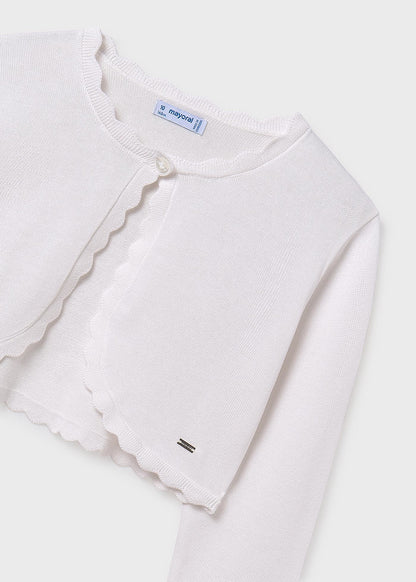 CHALECO NIÑA CRUDO REBECA MAYORAL