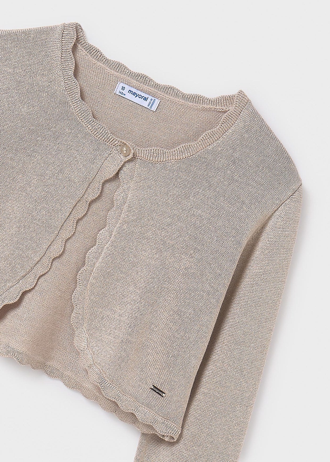 CHALECO NIÑA RAIZ VIG REBECA MAYORAL