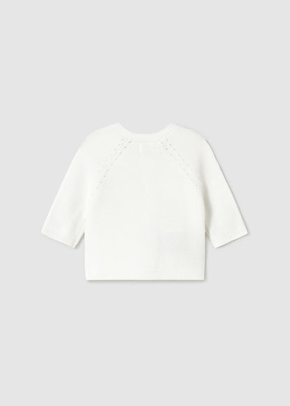 CHALECO NIÑA BLANCO NATURAL MAYORAL