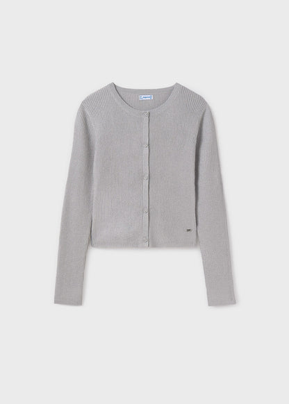 CHALECO NIÑA BRILLOS PLATA MAYORAL