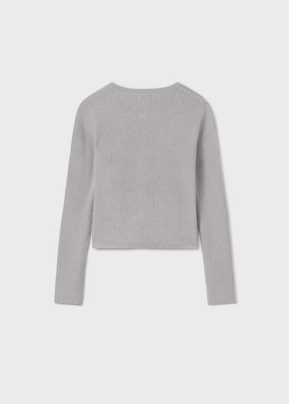 CHALECO NIÑA BRILLOS PLATA MAYORAL