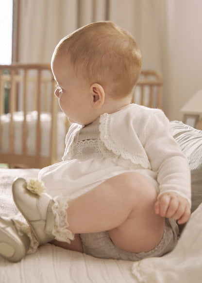 CHALECO NIÑA BOLERO BLANCO MAYORAL