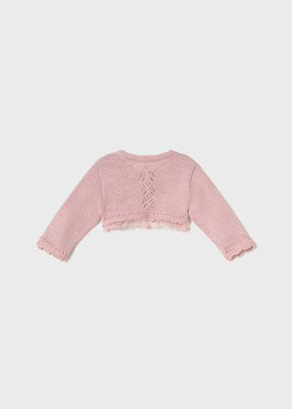 CHALECO NIÑA BOLERO ROSADO MAYORAL