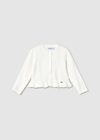 CHALECO NIÑA REBECA CRUDO MAYORAL