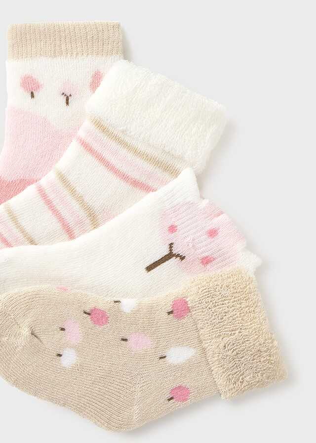 SET CALCETINES NIÑA 4 PARES ROSA MAYORAL