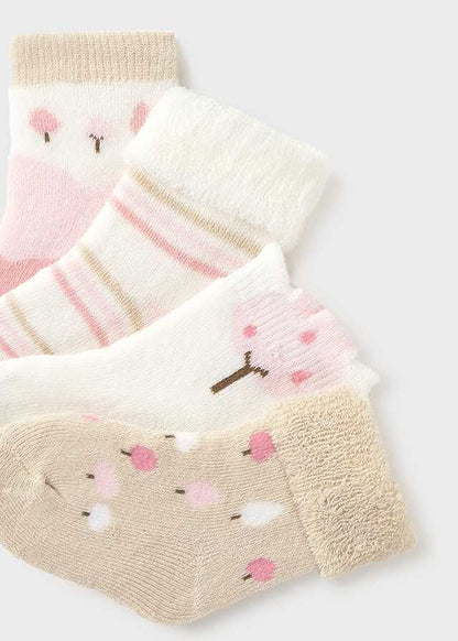SET CALCETINES NIÑA 4 PARES ROSA MAYORAL
