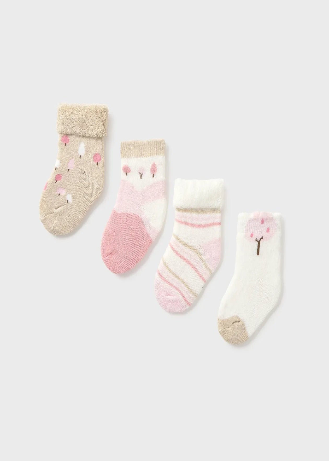 SET CALCETINES NIÑA 4 PARES ROSA MAYORAL