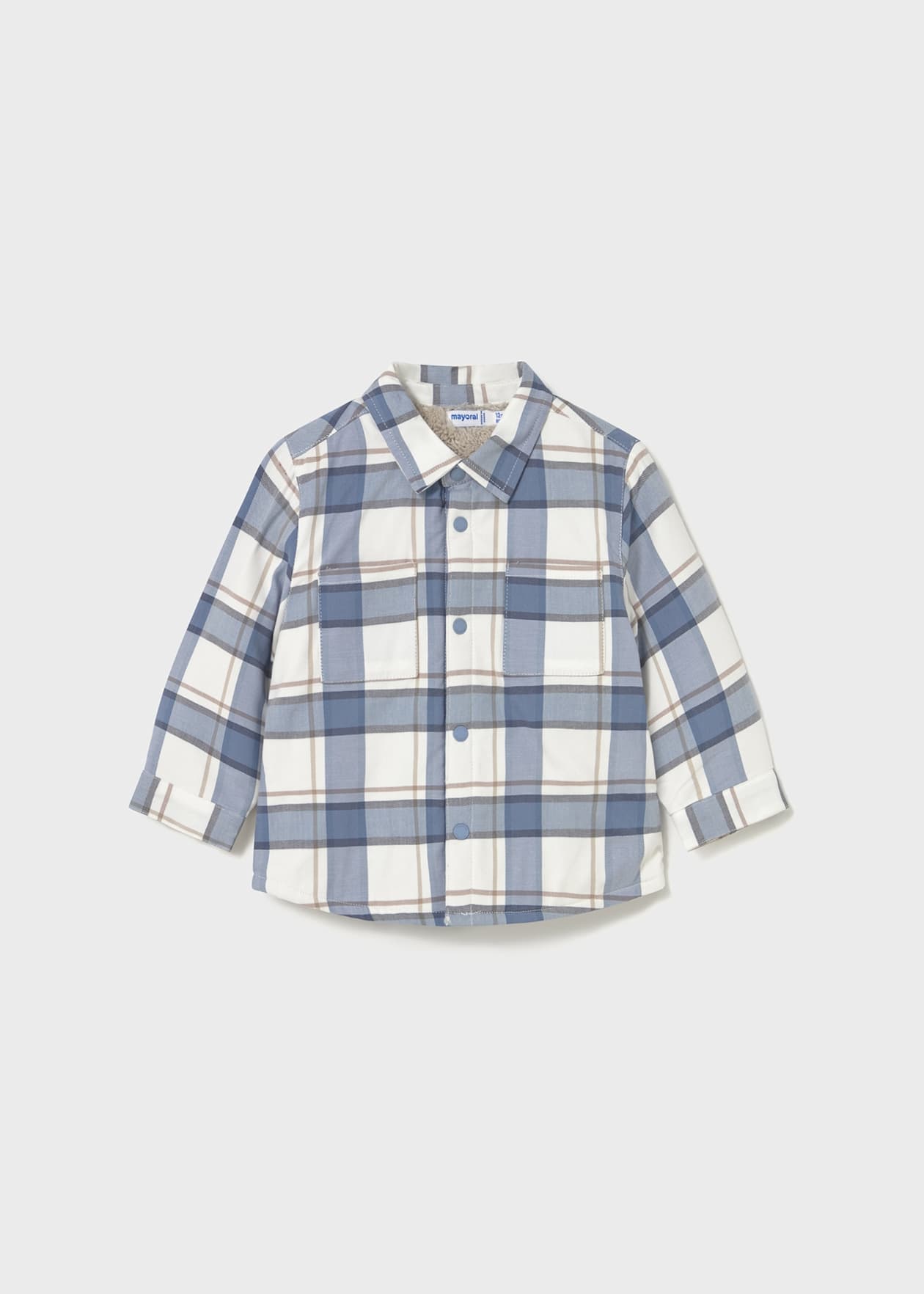 SOBRECAMISA NIÑO CUADROS FORRADA ICEBERG MAYORAL