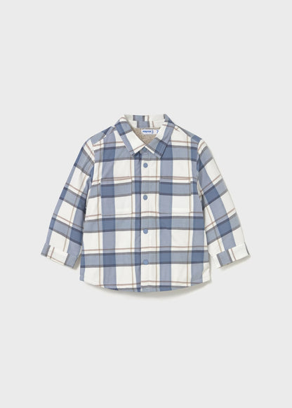 SOBRECAMISA NIÑO CUADROS FORRADA ICEBERG MAYORAL