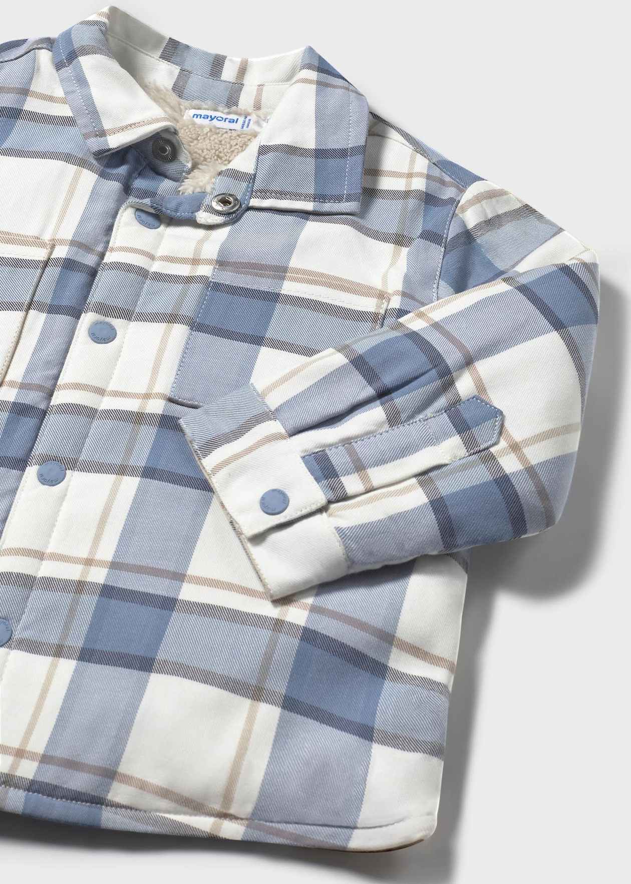 SOBRECAMISA NIÑO CUADROS FORRADA ICEBERG MAYORAL
