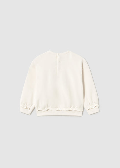 POLERON NIÑA JIRAFA CRUDO MAYORAL