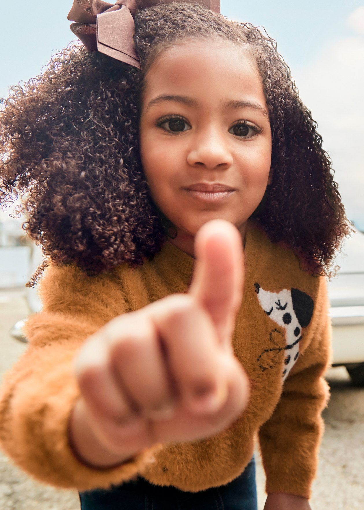 SUÉTER NIÑA INTARSIA PERRITOS MAYORAL