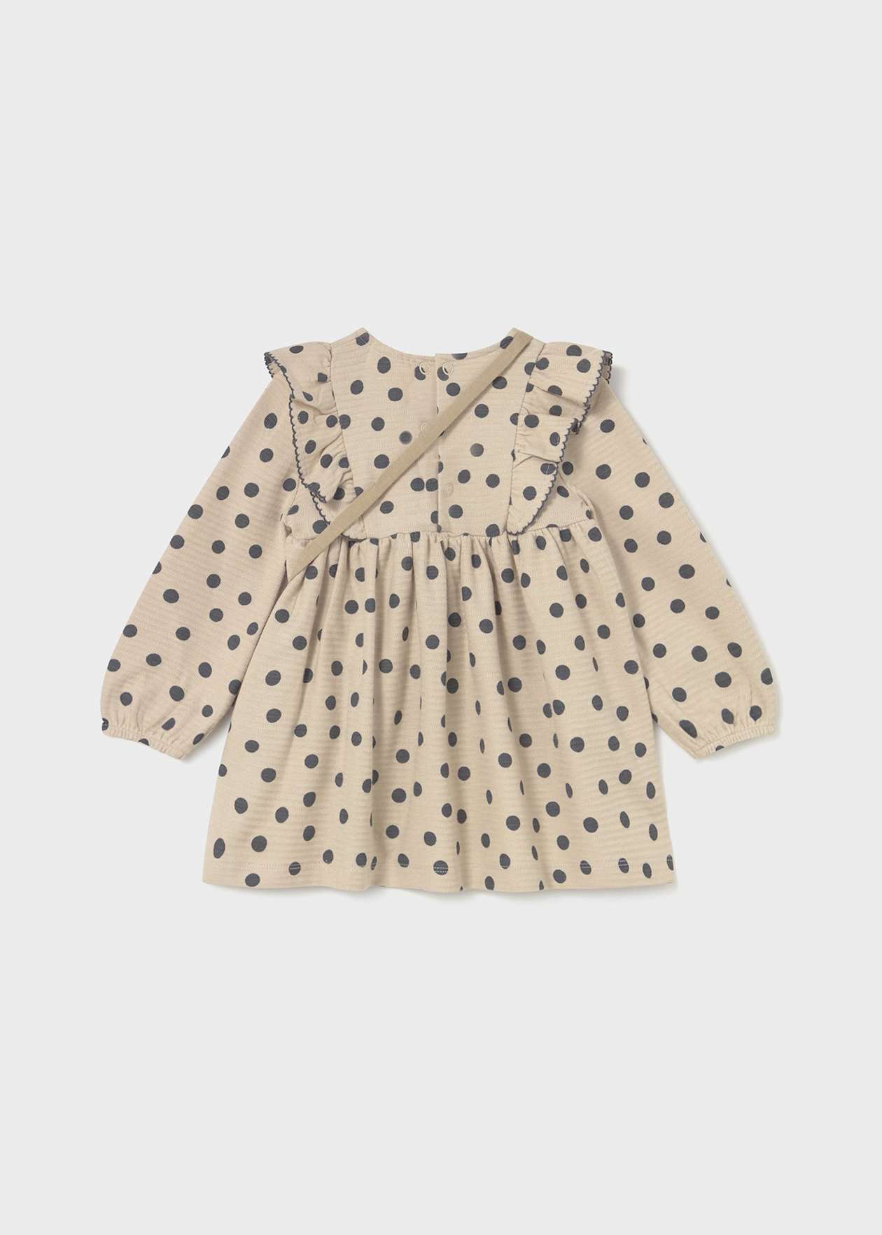 VESTIDO NIÑA ESTAMPADO CON BOLSO TAPIOCA MAYORAL