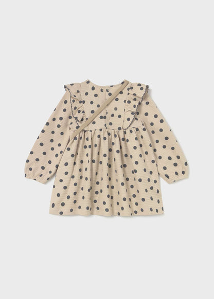 VESTIDO NIÑA ESTAMPADO CON BOLSO TAPIOCA MAYORAL