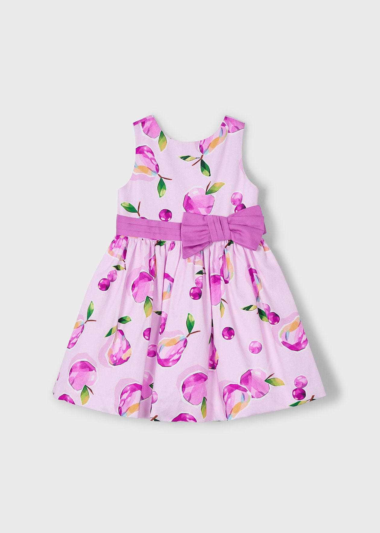 VESTIDO NIÑA ESTAMPADO MALVA MAYORAL