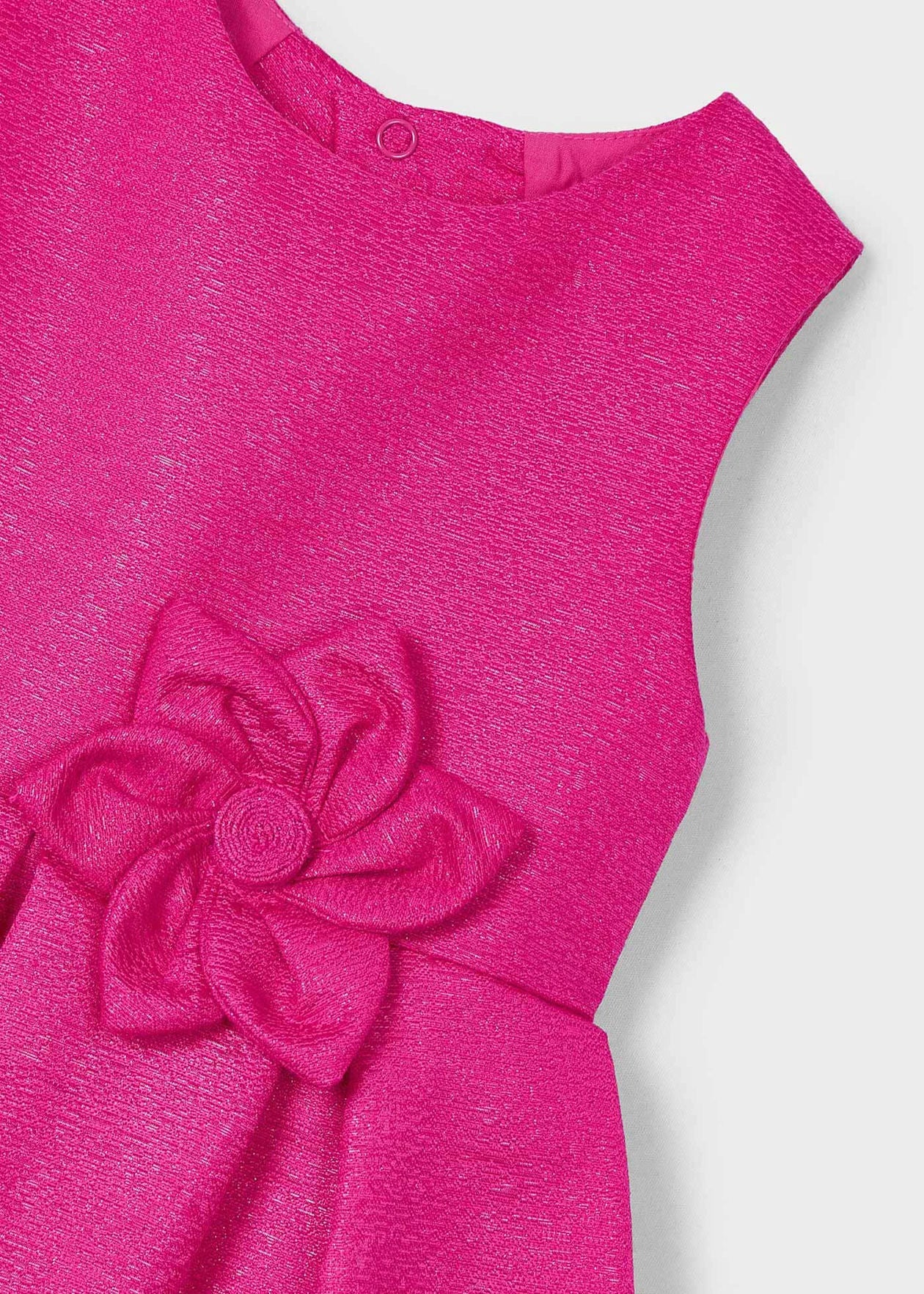 VESTIDO NIÑA BRILLO MAGENTA MAYORAL