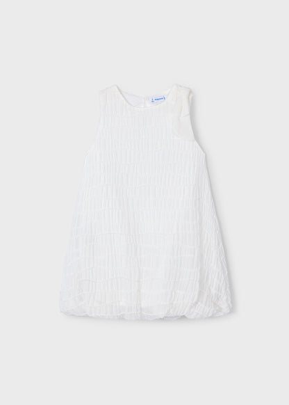 VESTIDO NIÑO GLOBO CRUDO MAYORAL