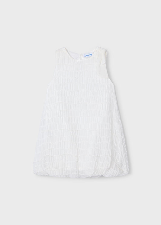 VESTIDO NIÑO GLOBO CRUDO MAYORAL