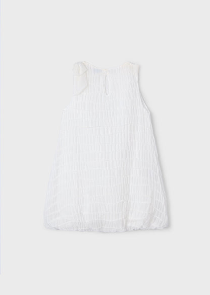 VESTIDO NIÑO GLOBO CRUDO MAYORAL