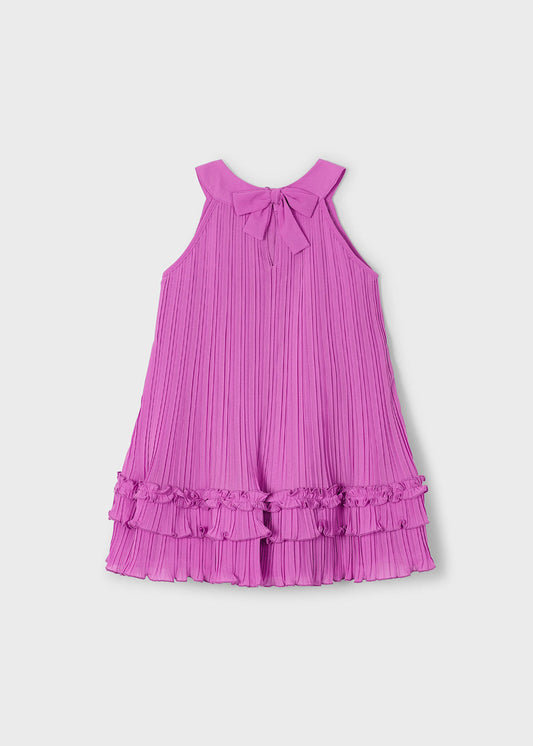 Vestido Niña Plisado Orquídea Mayoral