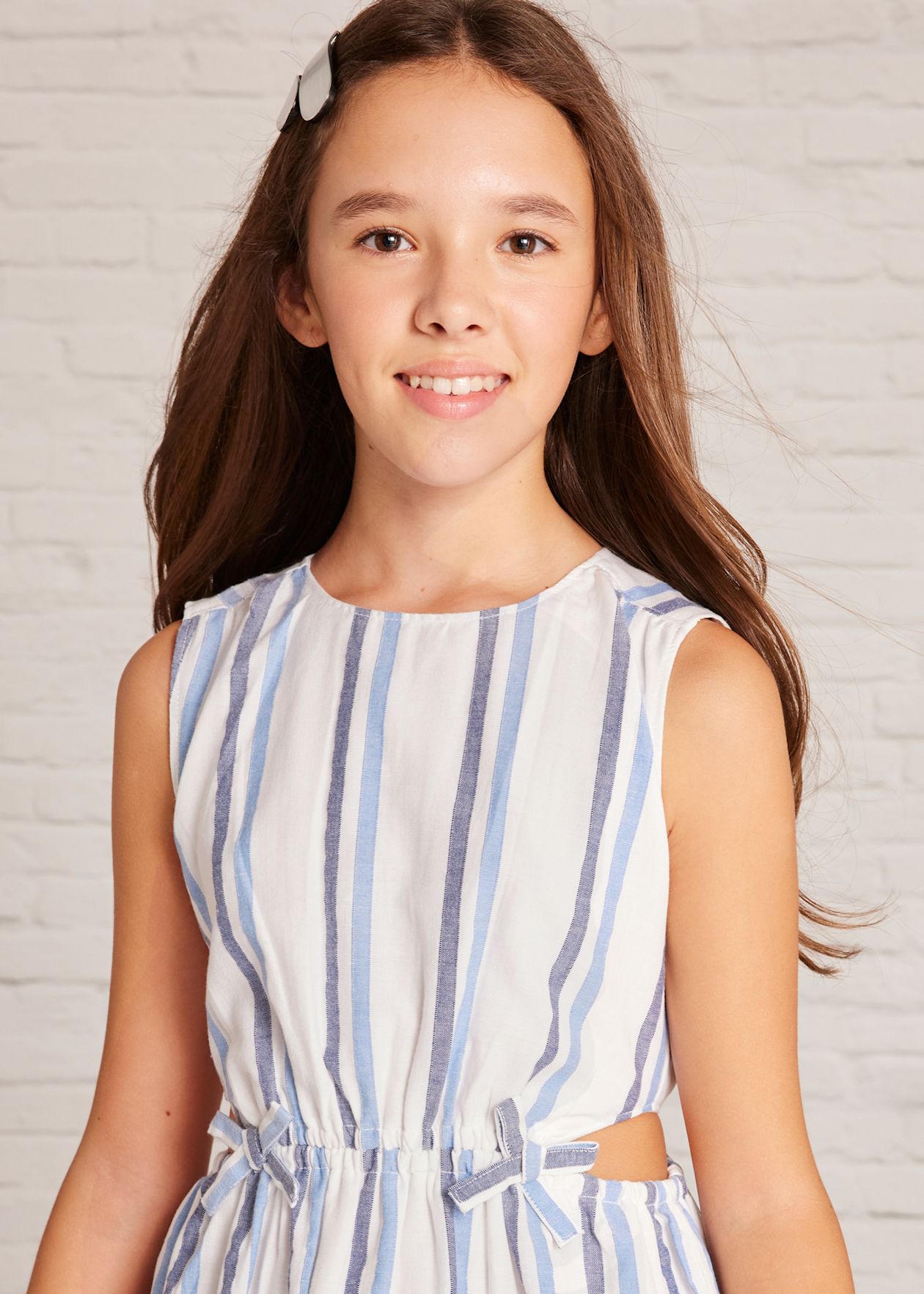 VESTIDO NIÑA RAYAS OCEANO MAYORAL
