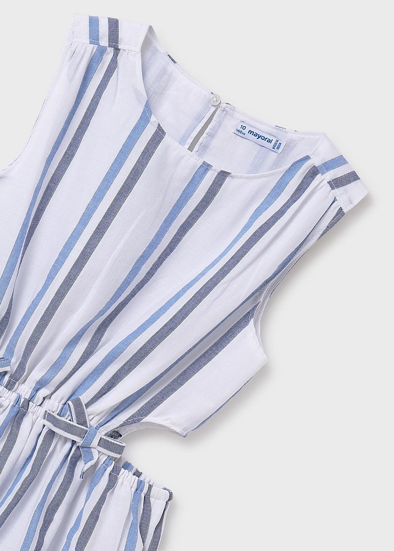 VESTIDO NIÑA RAYAS OCEANO MAYORAL