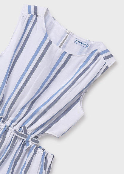 VESTIDO NIÑA RAYAS OCEANO MAYORAL