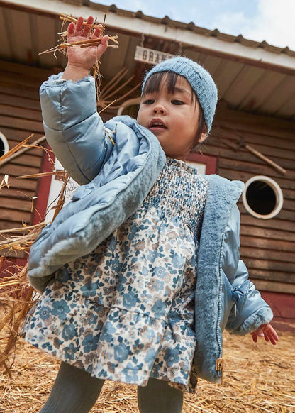 VESTIDO NIÑA TERCIOPELO BLUE MAYORAL
