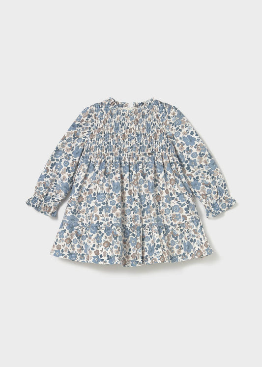 VESTIDO NIÑA TERCIOPELO BLUE MAYORAL