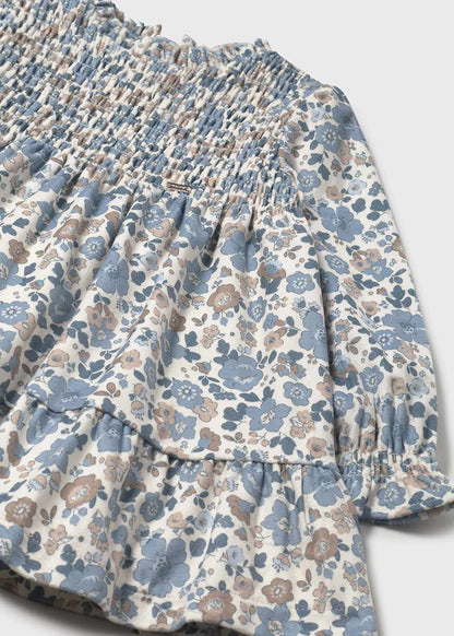 VESTIDO NIÑA TERCIOPELO BLUE MAYORAL