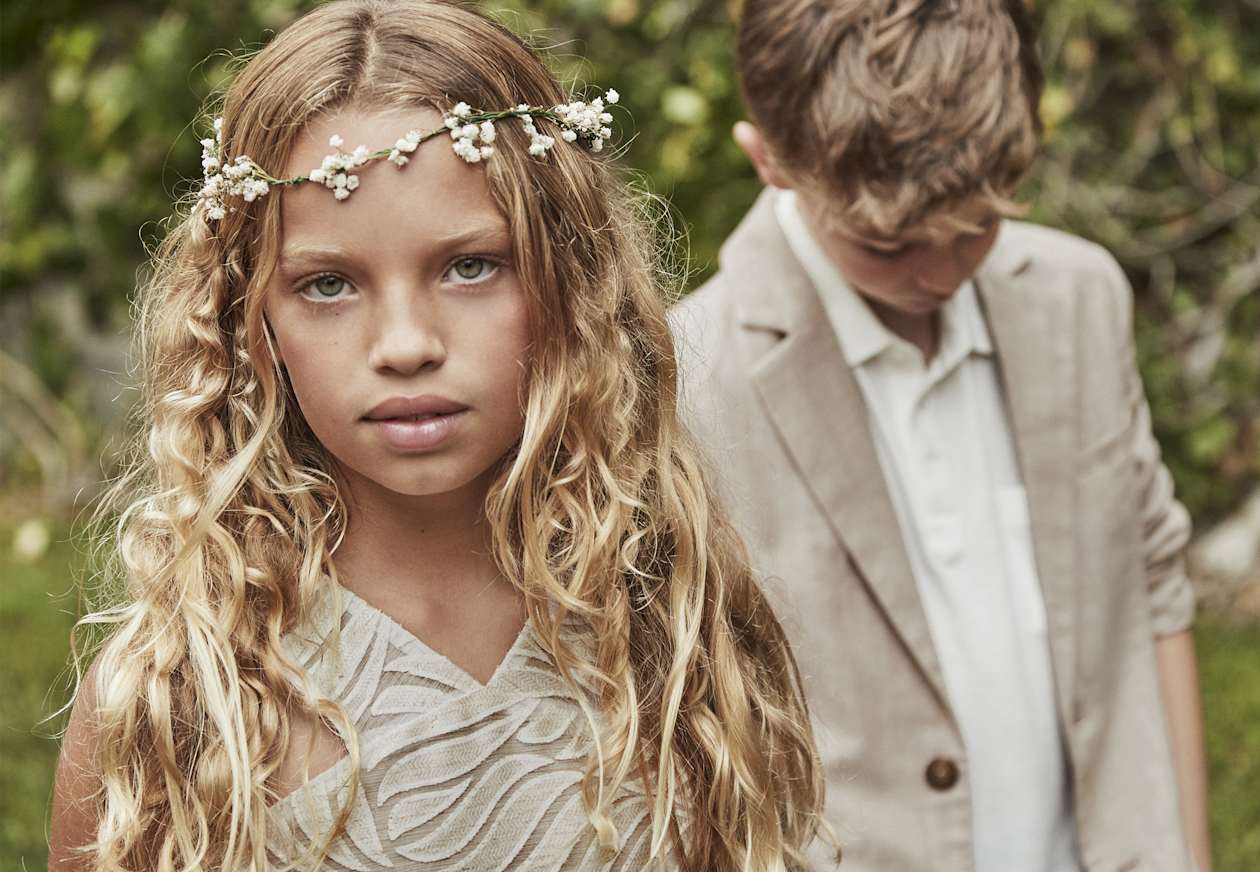 VESTIDO NIÑA LINO MAYORAL