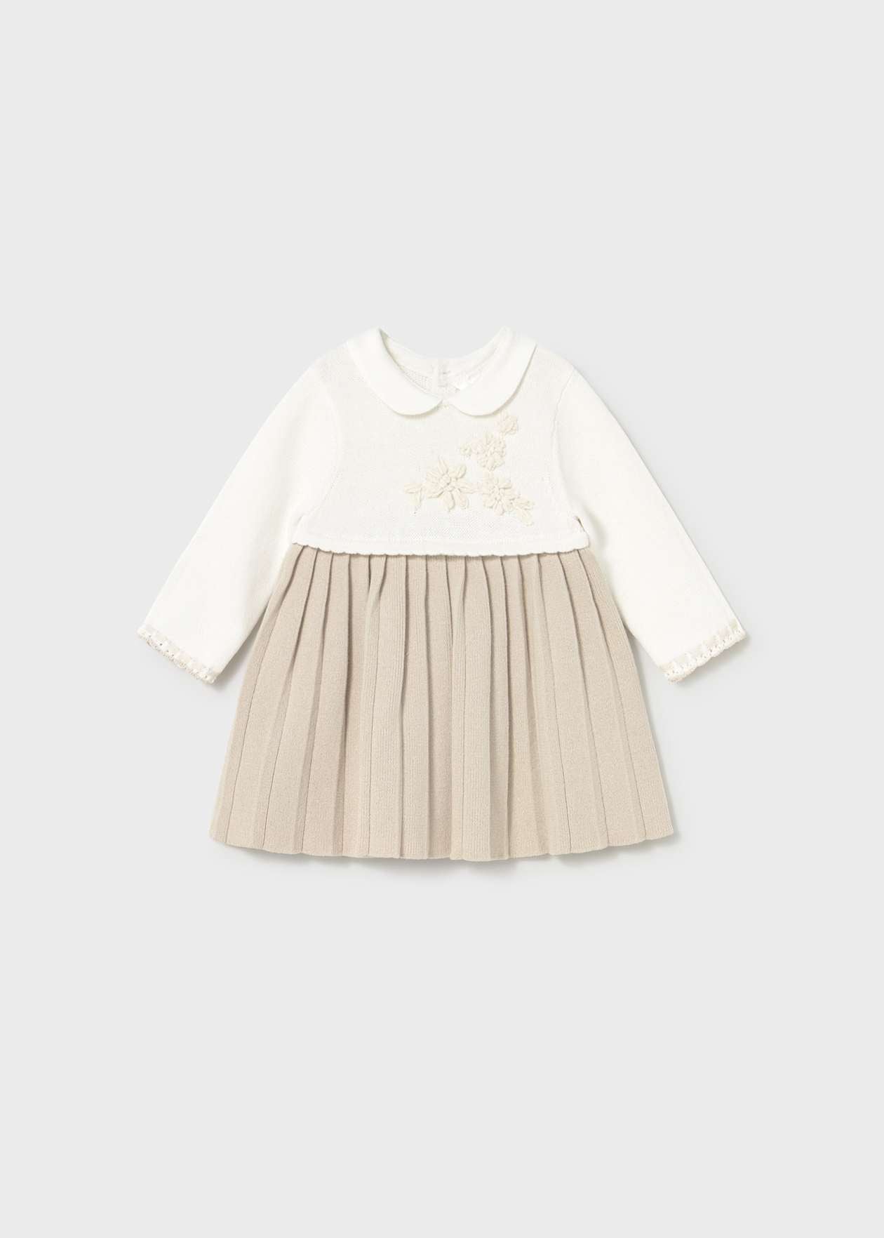 VESTIDO NIÑA TRICOT SOJA MAYORAL