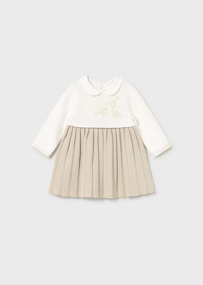 VESTIDO NIÑA TRICOT SOJA MAYORAL