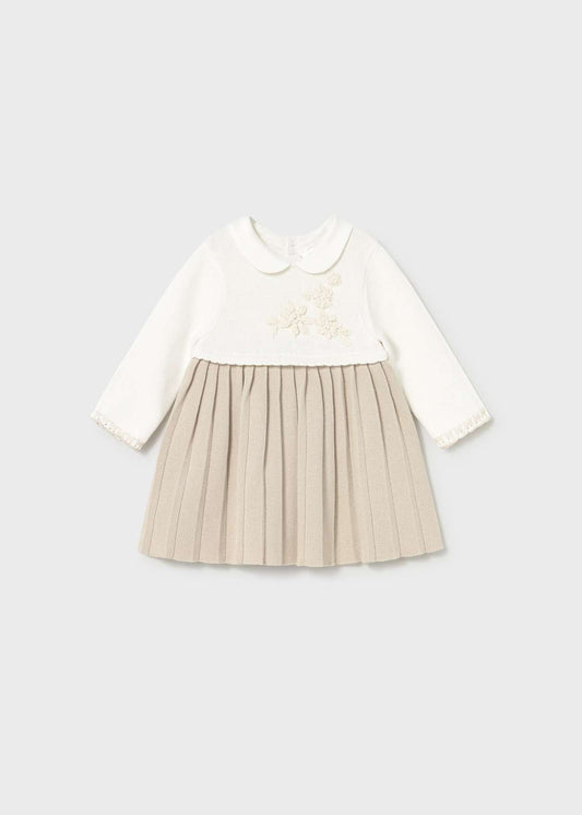 VESTIDO NIÑA TRICOT SOJA MAYORAL