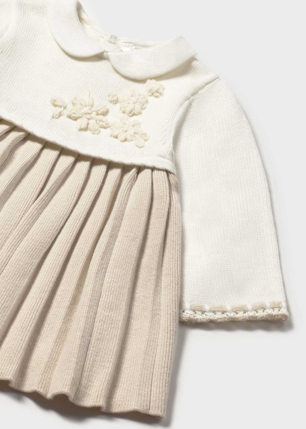 VESTIDO NIÑA TRICOT SOJA MAYORAL