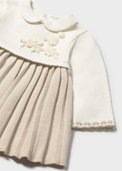 VESTIDO NIÑA TRICOT SOJA MAYORAL