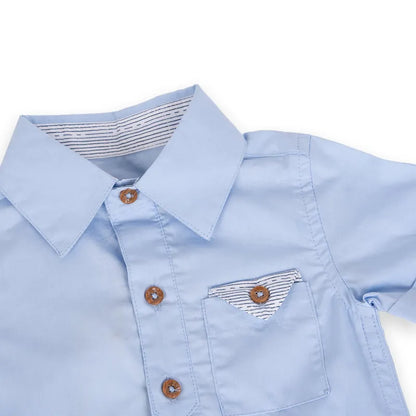 CAMISA NIÑO CELESTE