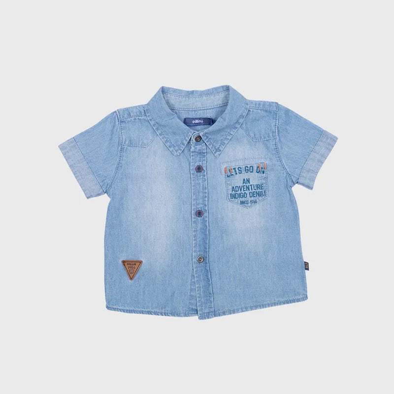 CAMISA NIÑO JEANS